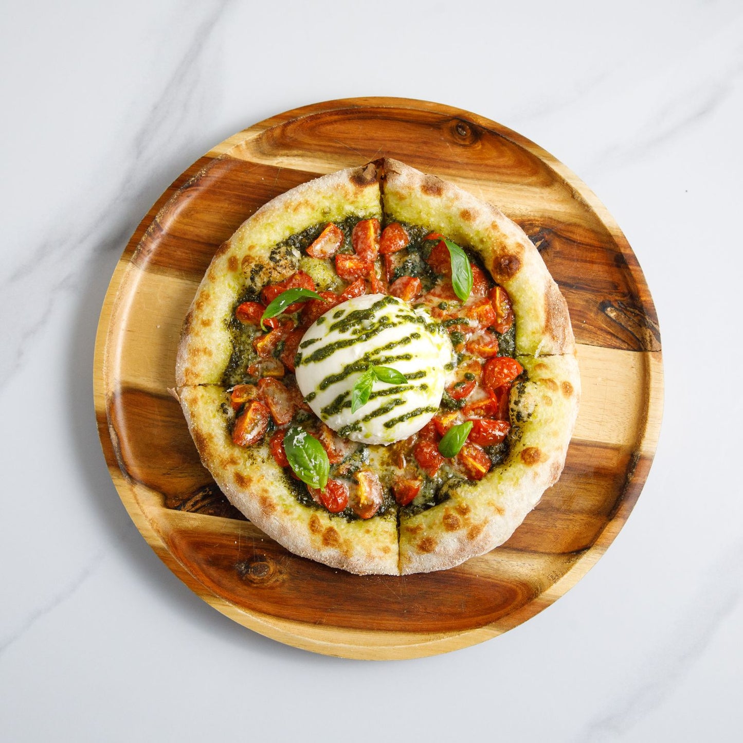 Burrata Pesto Pizza
