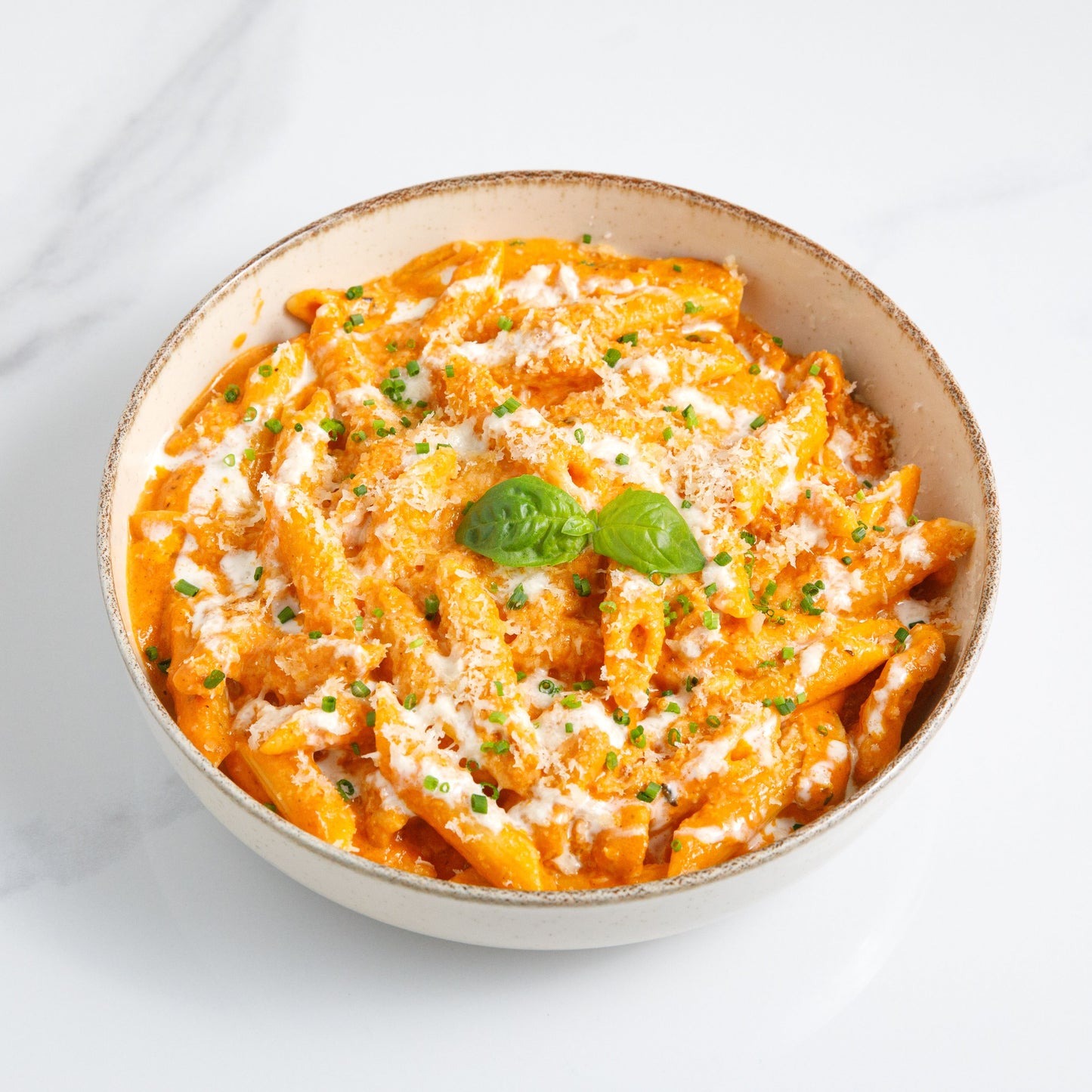 Pink Penne Chicken Pasta